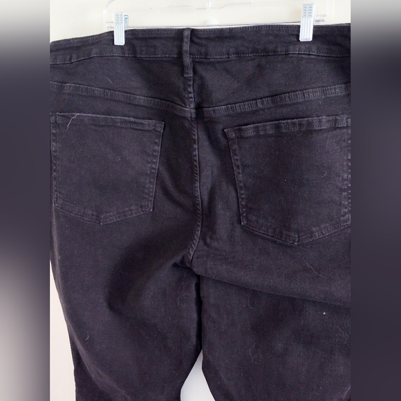 Ava & Viv women's plus size 26W black jeans stretch Flared leg. NWOT. - Picture 4 of 9